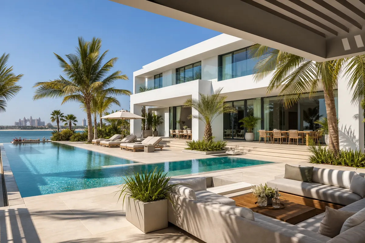 Illustrative Dubai villa representing professional property management